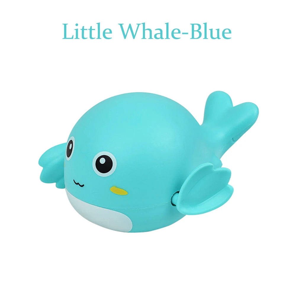 Bath toys, cute little whales. No battery clockwork. Great for kids to play in the bathtub