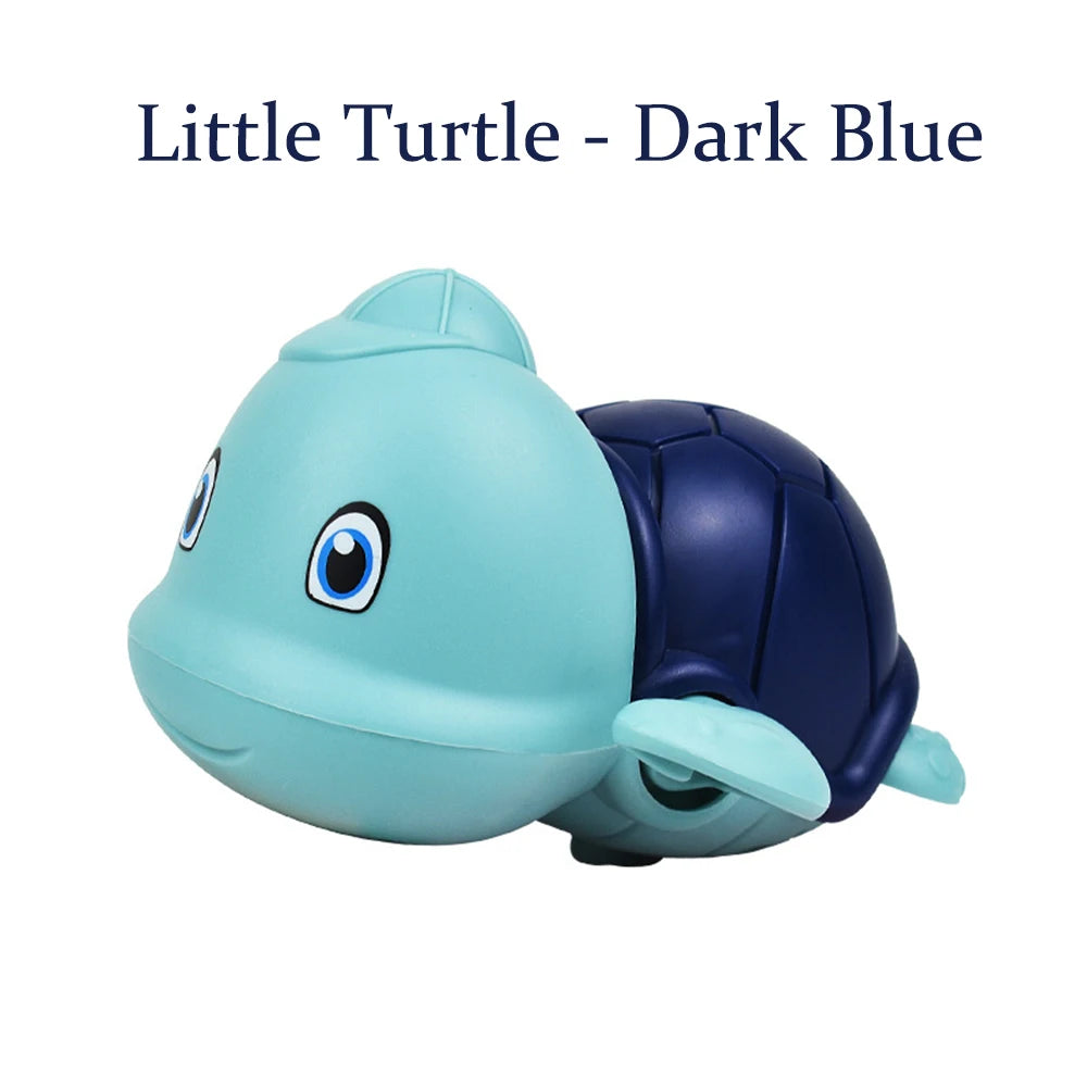 Bath toys, cute little turtles. Battery-free clockwork mechanism. Great for kids to play with in the bath