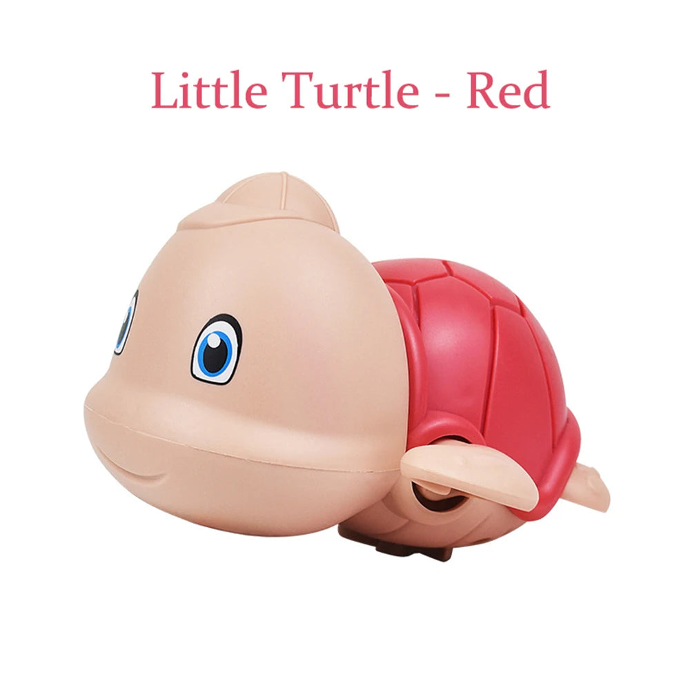 Bath toys, cute little turtles. Battery-free clockwork mechanism. Great for kids to play with in the bath