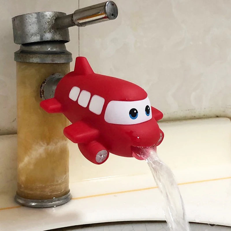Cartoon Children's Hand Washing Extender Splash-proof Water Guide Sink Bathroom Accessories Help Children Wash Hands Device