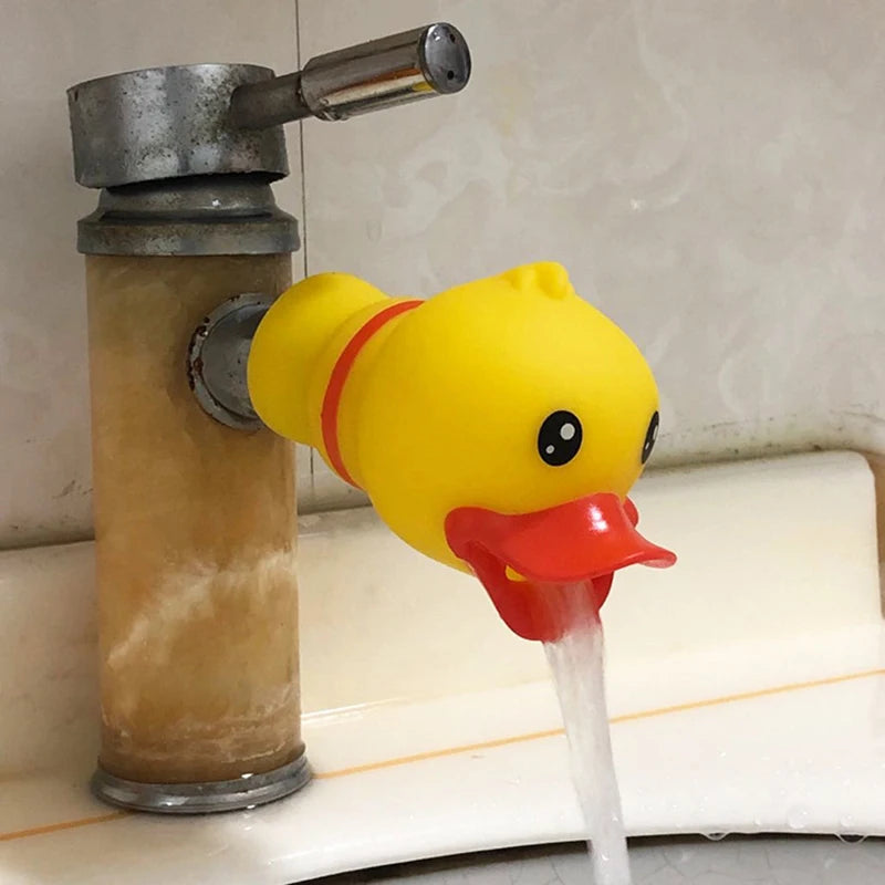 Cartoon Children's Hand Washing Extender Splash-proof Water Guide Sink Bathroom Accessories Help Children Wash Hands Device