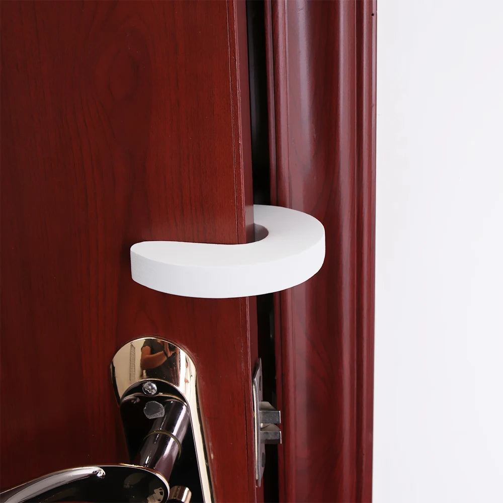 1 CERRADURA DE SEGURIDAD PARA BEBÉS Protección infantil en forma de C de EVA Cerraduras de seguridad para gabinetes Clip para puerta Seguridad para dedos de niños Tapón de puerta de espuma suave