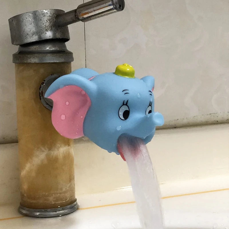 Cartoon Children's Hand Washing Extender Splash-proof Water Guide Sink Bathroom Accessories Help Children Wash Hands Device