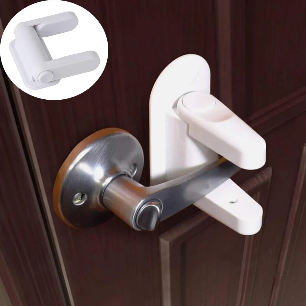 Perforation-free Children's Baby Safety Lock Anti-rotating Anti-theft Door Lock Without Seam Security Multi-function
