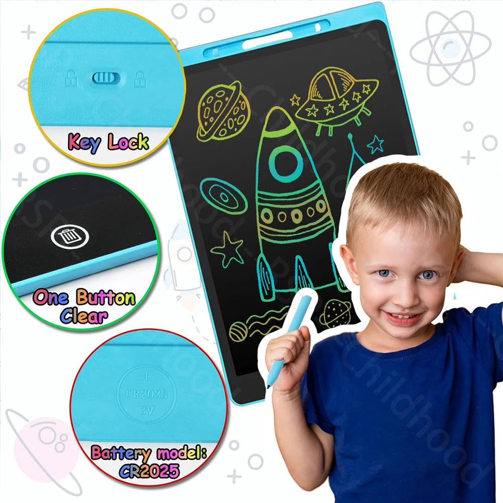 16 Inch LCD Writing Board Drawing tablet Kids Writing Painting Children Educational Toys for 3 4 5 6 7 8 Years Girls Boys Gifts