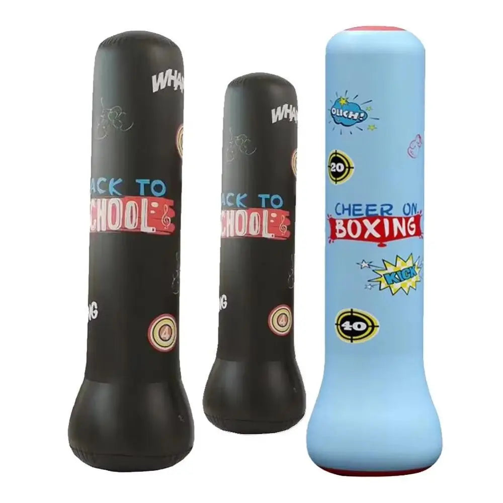 Inflatable Boxing Sandbag Thickened Promote Development Children Punching Bag PVC Leak-proof Fitness Sand Bag Home