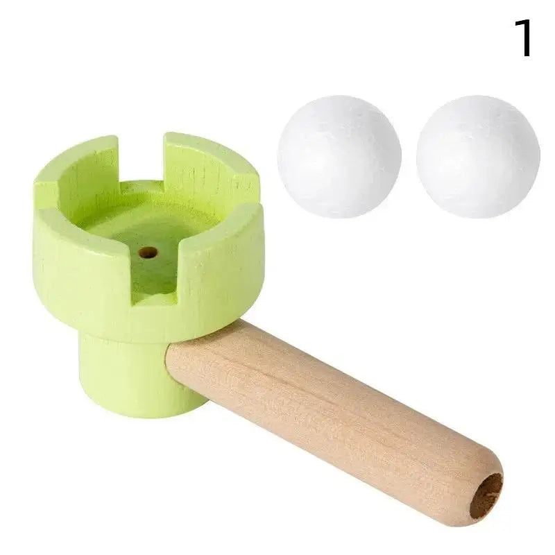 Whale Floating Ball Toy With Whistle Ball Blowing Floating Blow Pipe Ball Two In One Sensory Fine Motor Skills Educational Toys