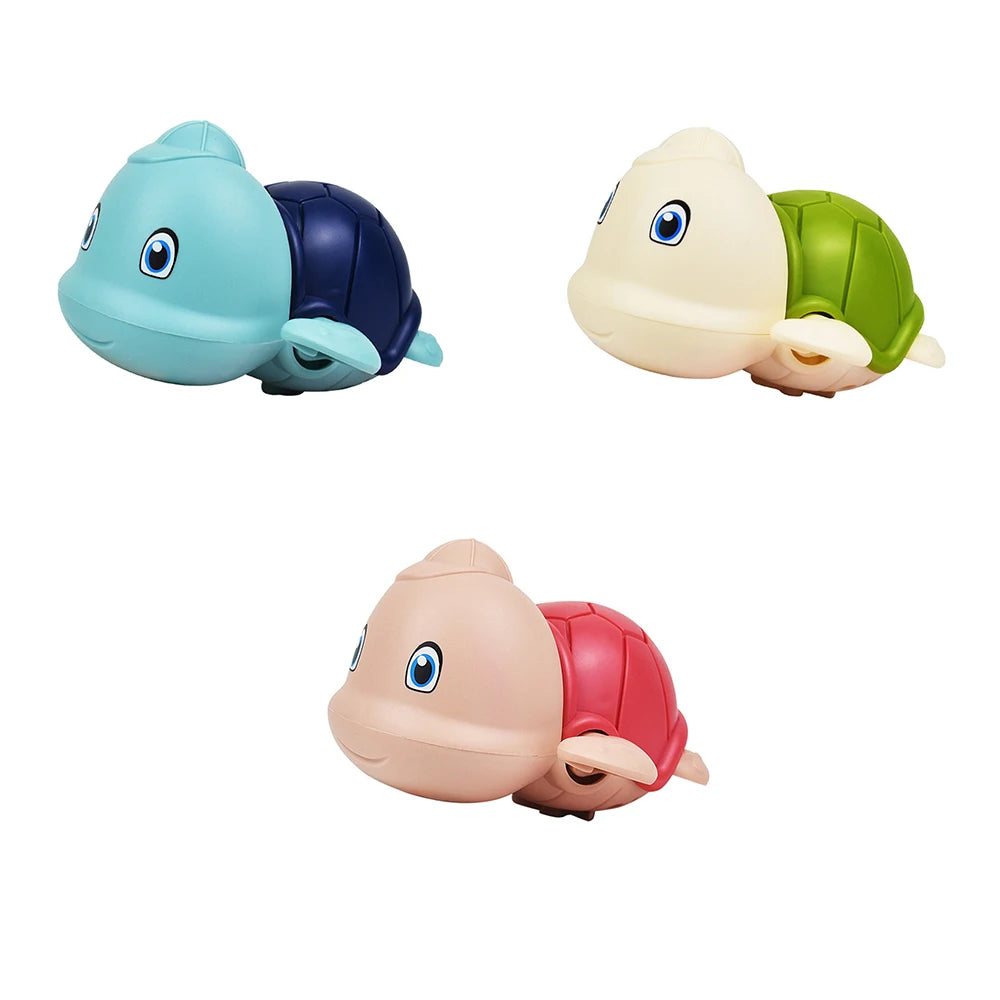 Bath toys, cute little turtles. Battery-free clockwork mechanism. Great for kids to play with in the bath
