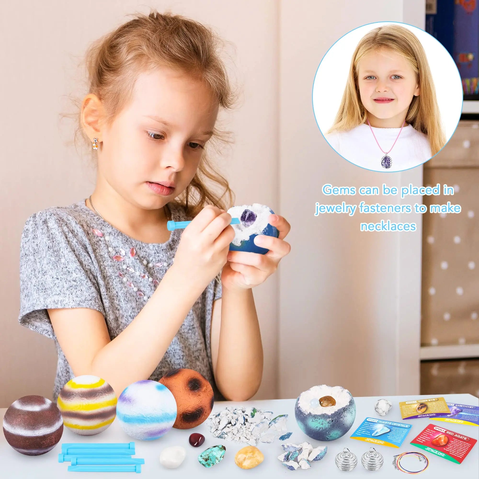 Children's Archaeology Digging Treasure Toys Planet Gem Ore Exploration of The Mining Science Education Toys Child Birthday gift