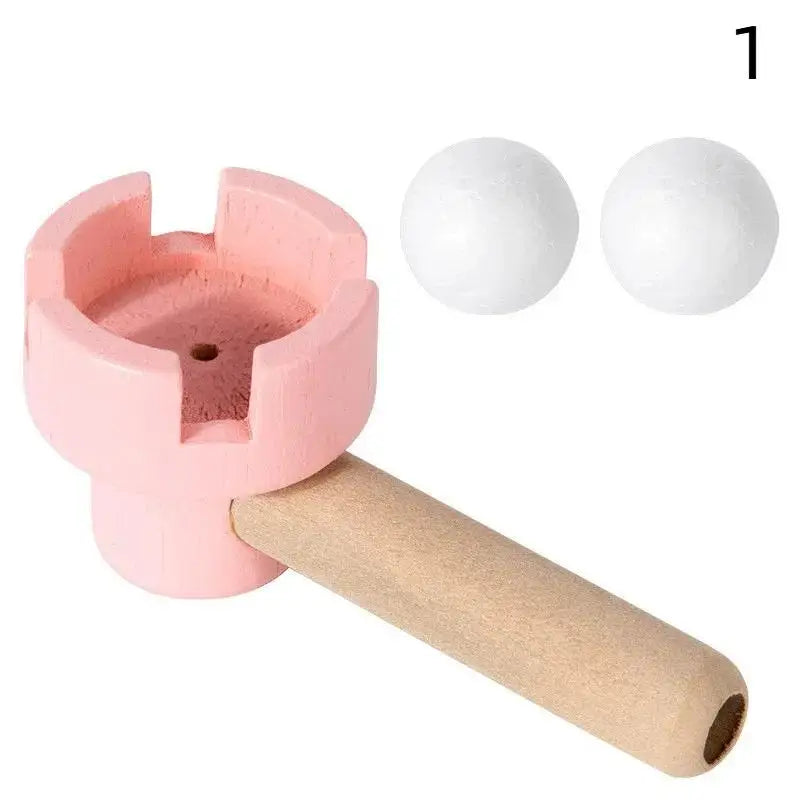 Whale Floating Ball Toy With Whistle Ball Blowing Floating Blow Pipe Ball Two In One Sensory Fine Motor Skills Educational Toys