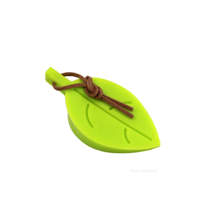 Leaves Shape Silicone Rubber Door Stop Stoppers Door Block Children Anti-Folder Hand Hotel Security Door Card Hanging