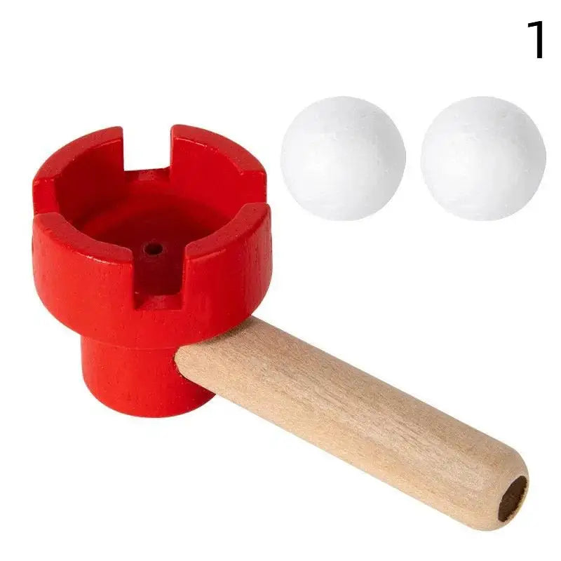 Whale Floating Ball Toy With Whistle Ball Blowing Floating Blow Pipe Ball Two In One Sensory Fine Motor Skills Educational Toys