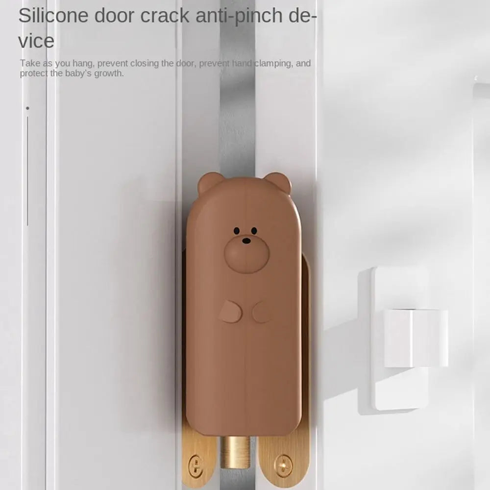 New Silicone Door Stopper Anti Pinch Hand Anti-grip Children Security Protection Durable Easy to Install Finger Protector Door