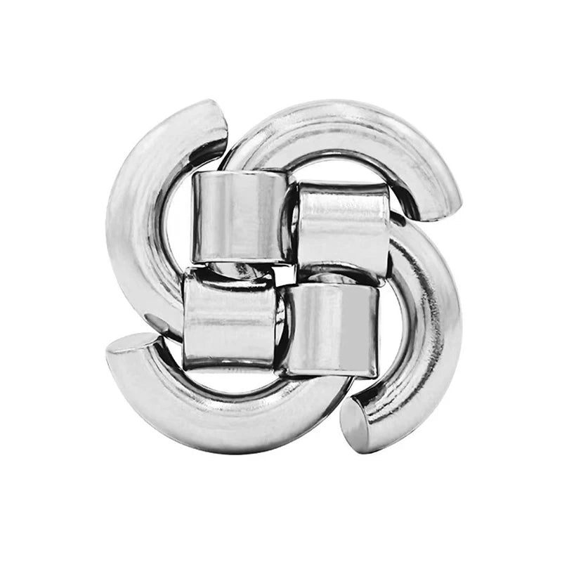 Difficult Metal Brain Teaser Puzzles Steel IQ Games For Kids Adults Disentanglement Logic Test Mind Challenge Intellectual Toys