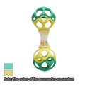 Baby Teething & Grasping Toy, Soft Rubber Rattle Ball for Sensory Development, Ideal Holiday Gifts for Newborns