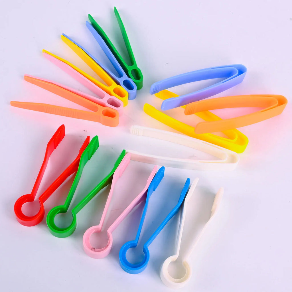 Children'S Tweezers, Plastic Clips, Hairy Balls, Insects, Kindergarten Fine Motor Exercises, Bean Picking Fine Motor Skills
