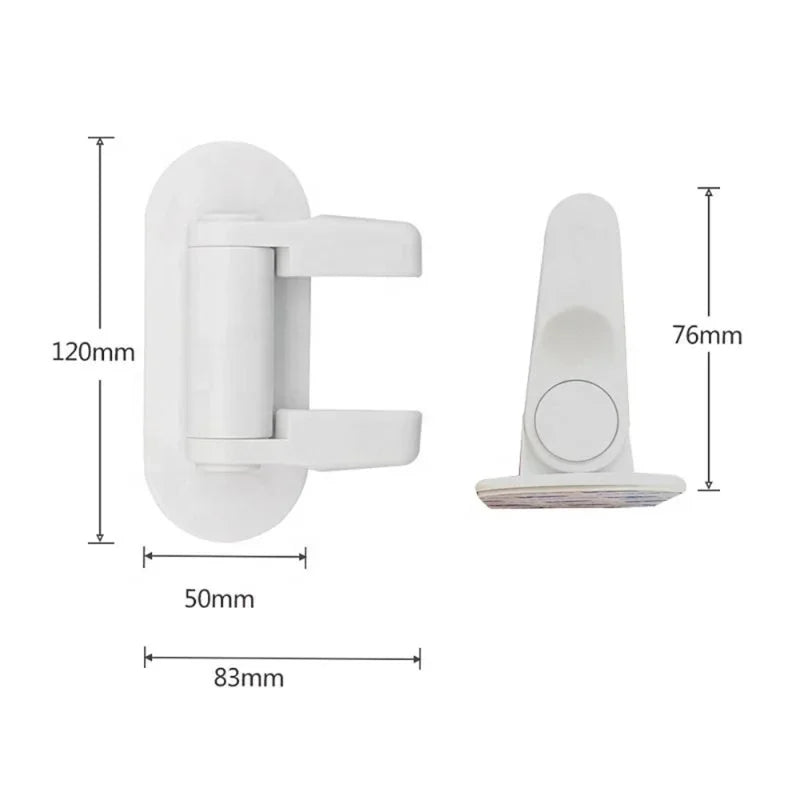 Perforation-free Children's Baby Safety Lock Anti-rotating Anti-theft Door Lock Without Seam Security Multi-function
