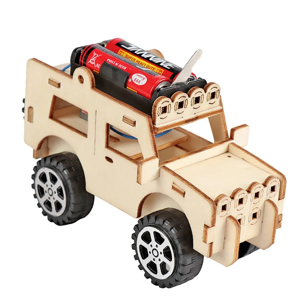 DIY Wooden Robot Eating Coin Invention Model Teaching Learning STEM Project for Students Kids Science Experiment Assemble Kit
