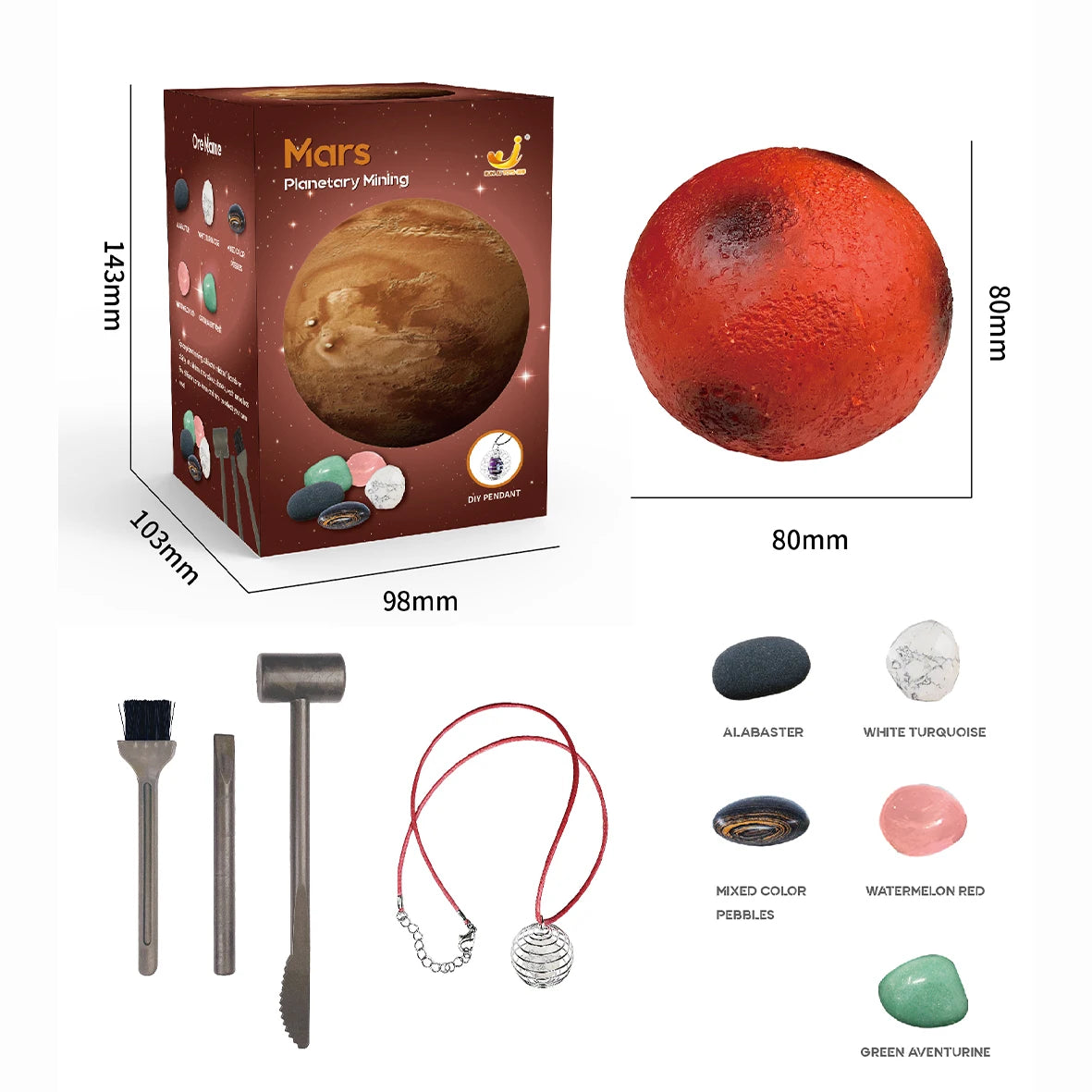 Children's Archaeology Digging Treasure Toys Planet Gem Ore Exploration of The Mining Science Education Toys Child Birthday gift