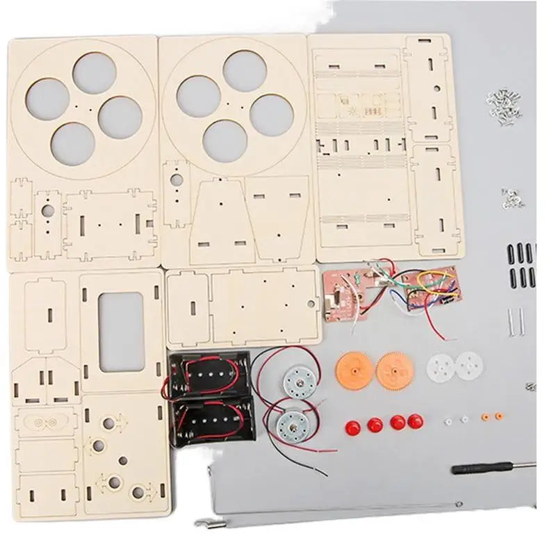 Sci-Tech Education Toy: DIY Balance Robot Model, Remote Control Change Direction Technology, Perfect Gift for Pupils