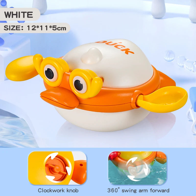 Bath Toys Kids Swimming Clockwork Dolls Play Water Fun Bathing Cute Funny Children Bathroom Shower Bathtub Animals Toy