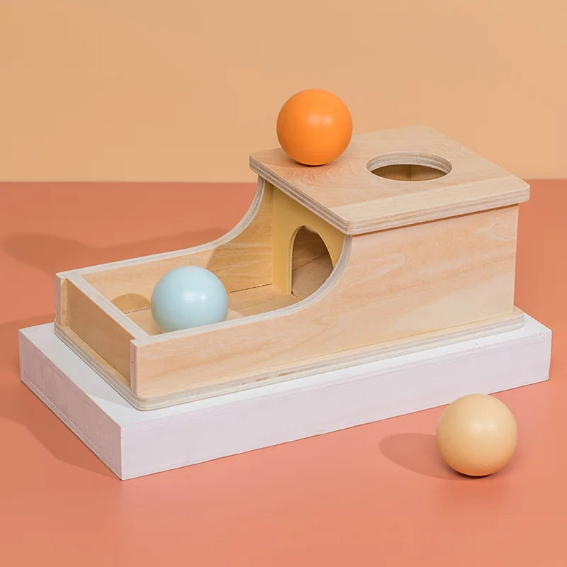Montessori Baby Toys Wooden Coin Box Drawer Game Learning Early Education Preschool Training Teaching Kids Aids Toys