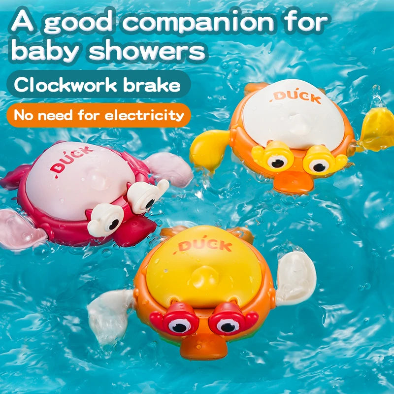 Bath Toys Kids Swimming Clockwork Dolls Play Water Fun Bathing Cute Funny Children Bathroom Shower Bathtub Animals Toy