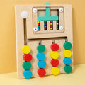 Wooden Montessori Colors Cognitive Matching Game Early Learning Educational Toys For Children Kids Logical Thinking Training