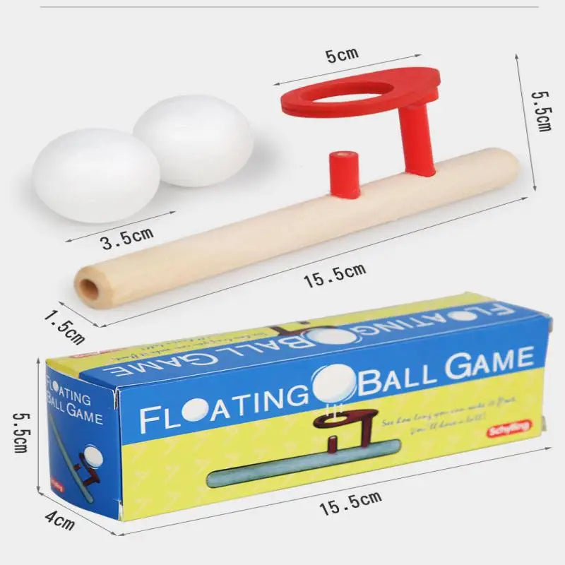 Whale Floating Ball Toy With Whistle Ball Blowing Floating Blow Pipe Ball Two In One Sensory Fine Motor Skills Educational Toys