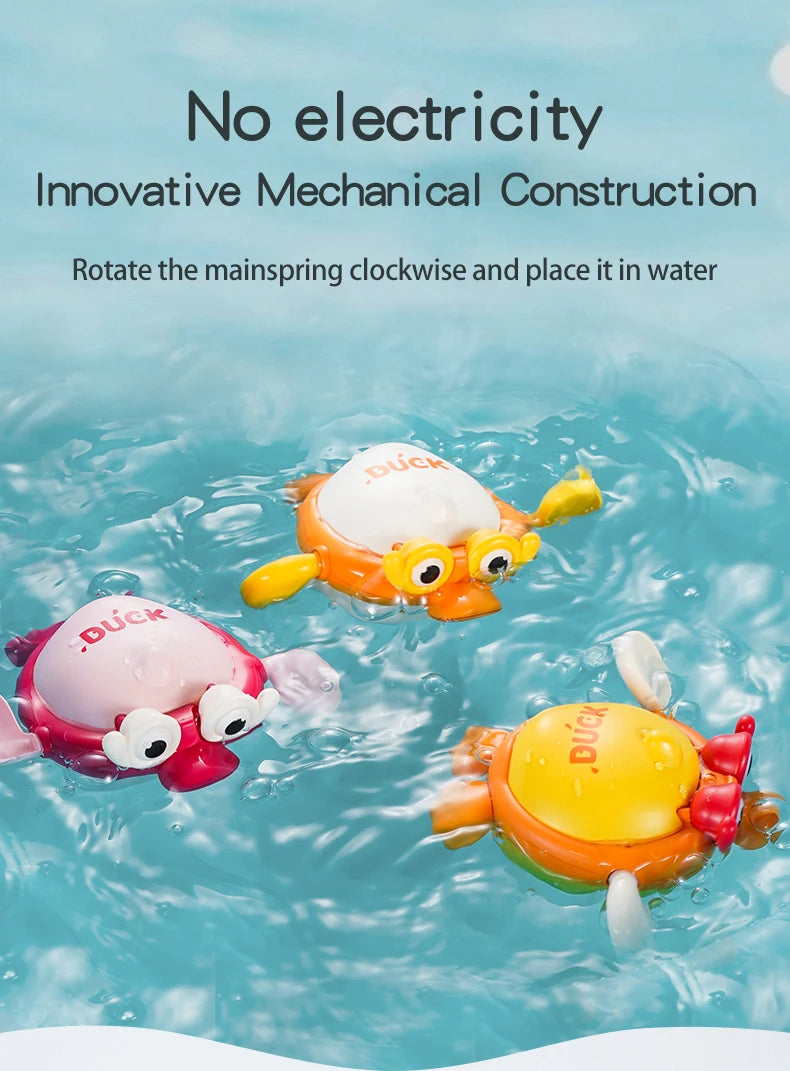 Bath Toys Kids Swimming Clockwork Dolls Play Water Fun Bathing Cute Funny Children Bathroom Shower Bathtub Animals Toy
