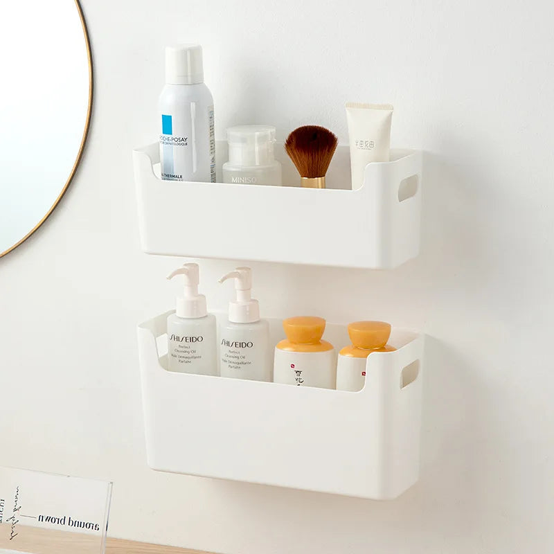Cabinet door storage box, seasoning rack, perforated wall storage box, home underwear and socks storage rack, tableware drying