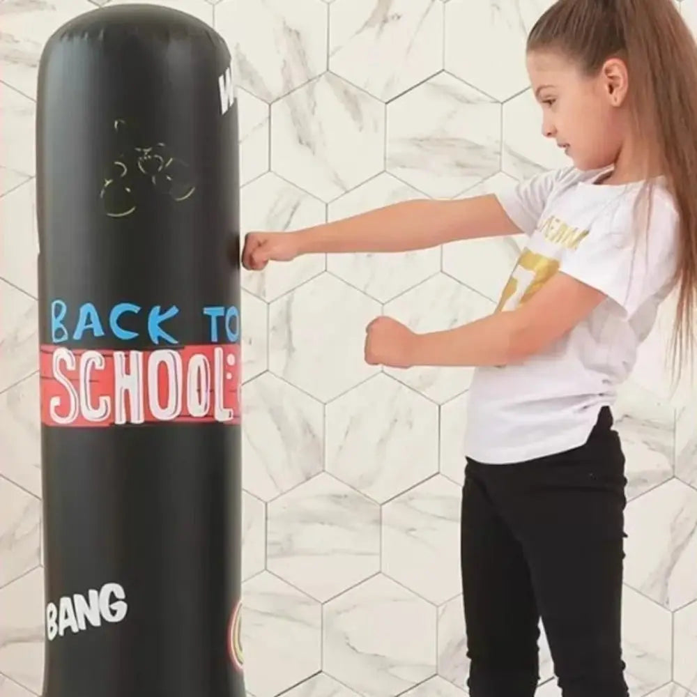 Inflatable Boxing Sandbag Thickened Promote Development Children Punching Bag PVC Leak-proof Fitness Sand Bag Home