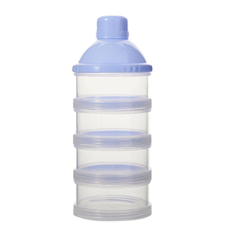 4/5 Grid Portable Milk powder box container Toddle Baby Snacks Food Storage Box Formula Dispenser Milk Powder Bottles