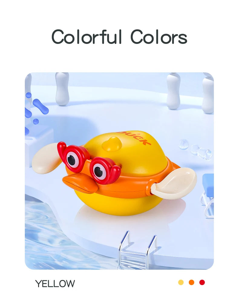 Bath Toys Kids Swimming Clockwork Dolls Play Water Fun Bathing Cute Funny Children Bathroom Shower Bathtub Animals Toy