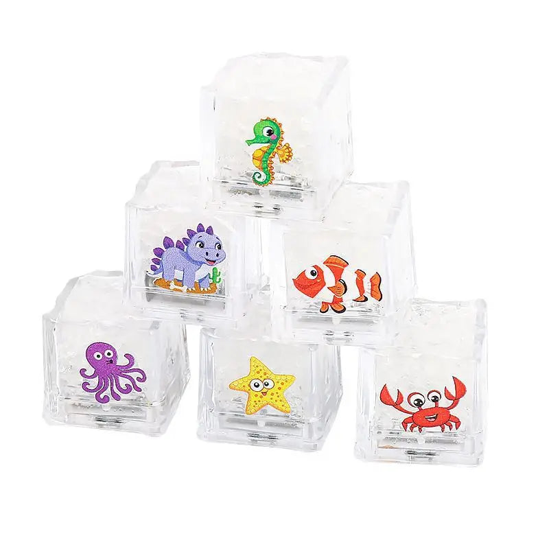 Bath Lights for Kids Fun Waterproof Sensory Toys,LED Ice Glow Bath Toys for Boys Girls Bathtub Pool Shower Tank Home Travel Play