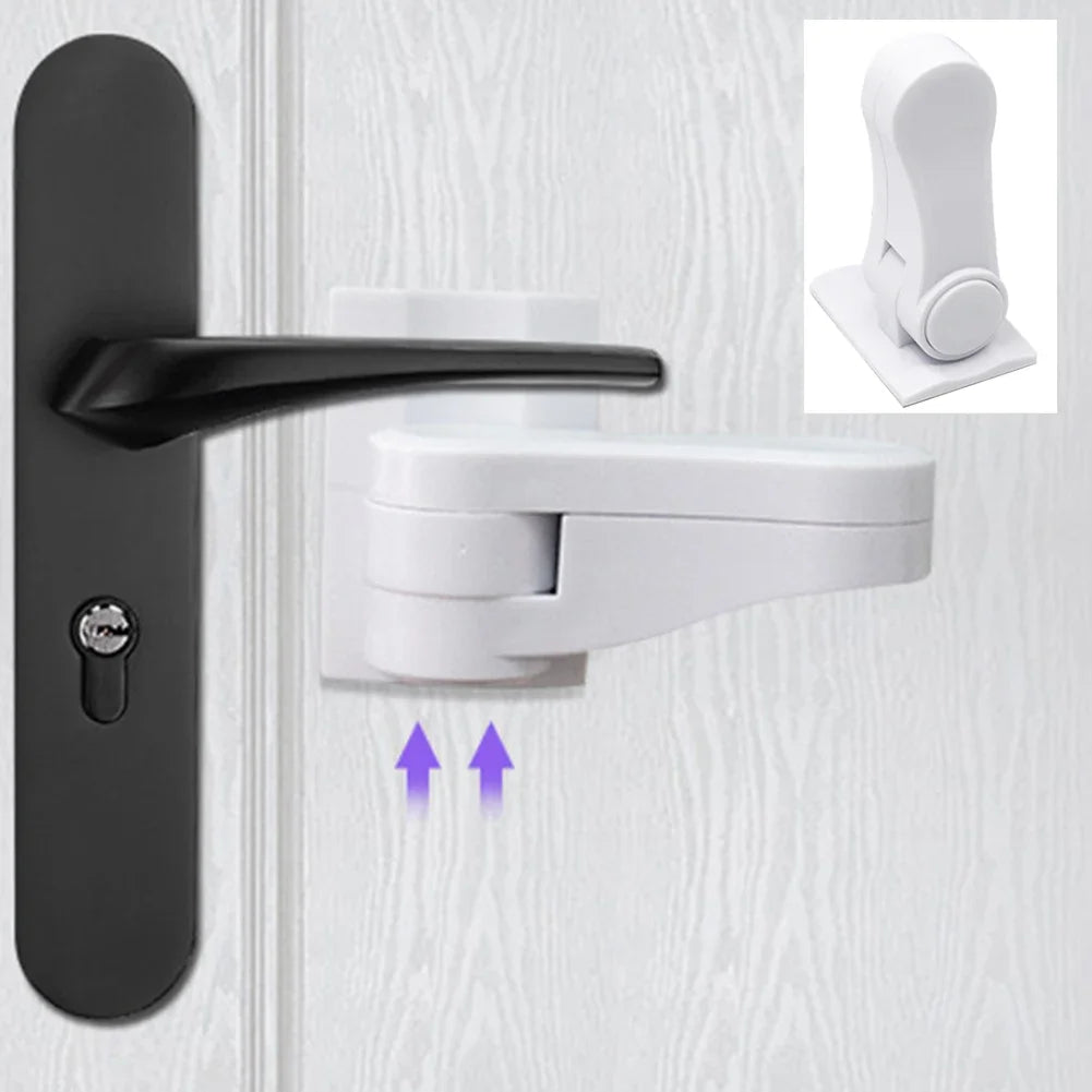 Perforation-free Children's Baby Safety Lock Anti-rotating Anti-theft Door Lock Without Seam Security Multi-function