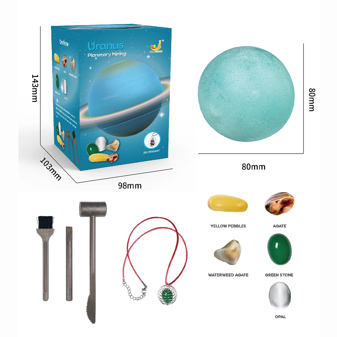 Children's Archaeology Digging Treasure Toys Planet Gem Ore Exploration of The Mining Science Education Toys Child Birthday gift
