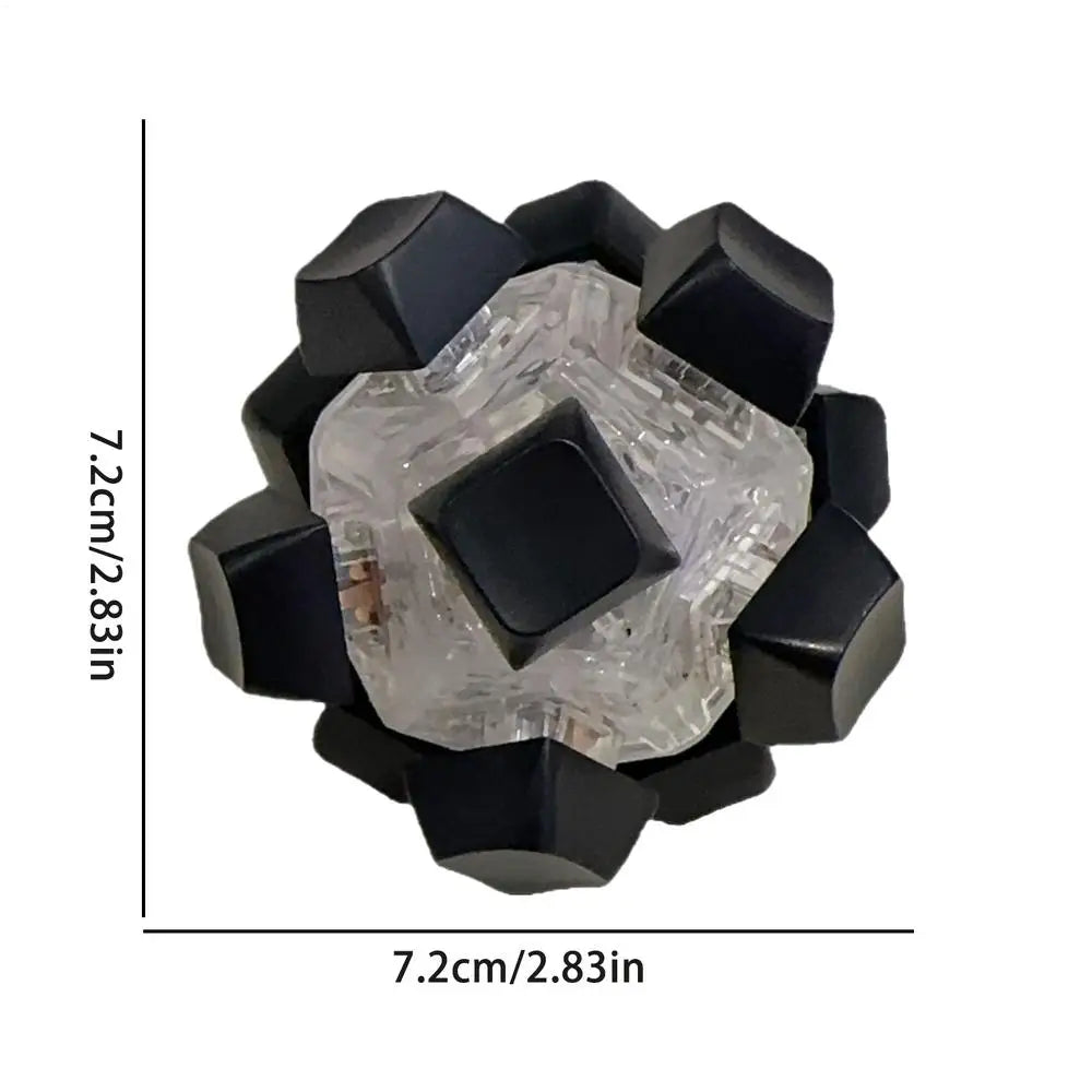Keyboard Fidget Toy Ball Shaped 12-Key Sensory Game with LED Lights Portable Press Button Keyboard Finger Clicker Sensory Toys