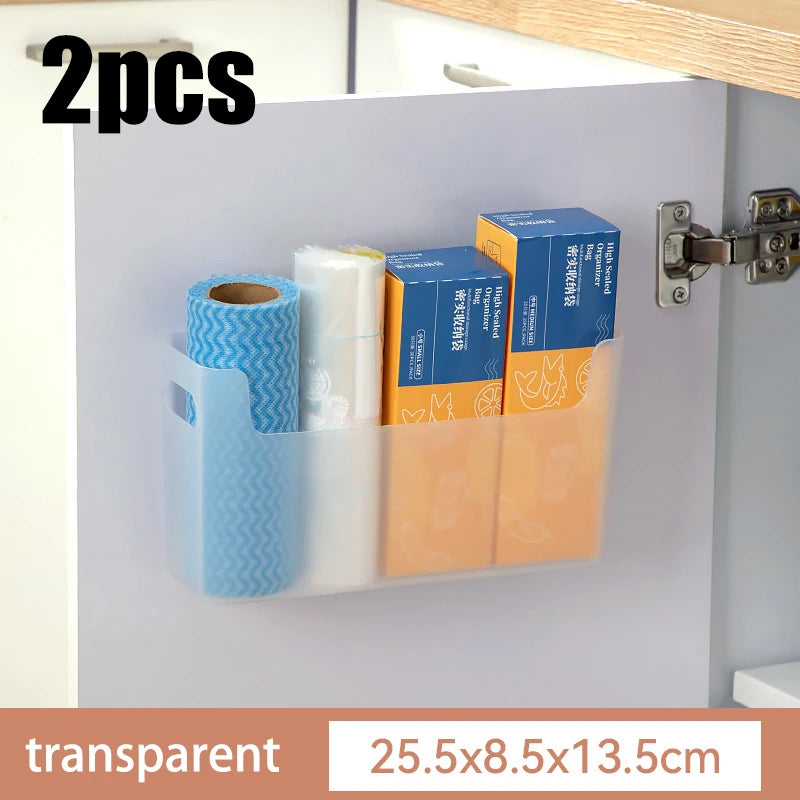 Cabinet door storage box, seasoning rack, perforated wall storage box, home underwear and socks storage rack, tableware drying