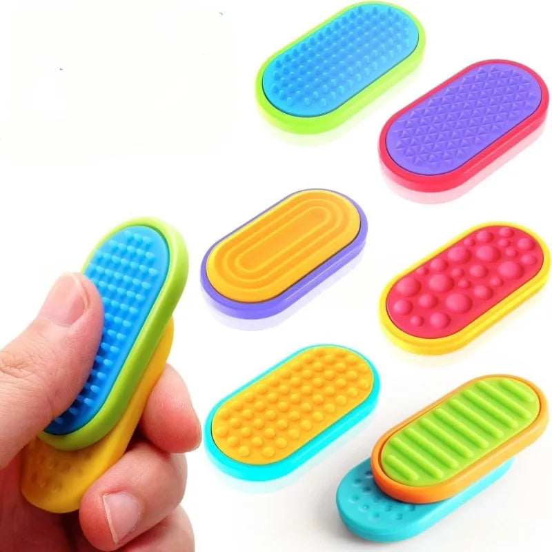 Sensory Fidget Children's Magnetic Toy Texture Silicone Sensory Magnetic Decompression Toy Magnetic Slider