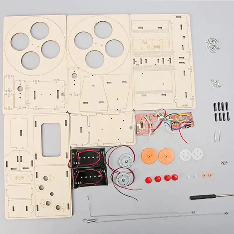 Sci-Tech Education Toy: DIY Balance Robot Model, Remote Control Change Direction Technology, Perfect Gift for Pupils