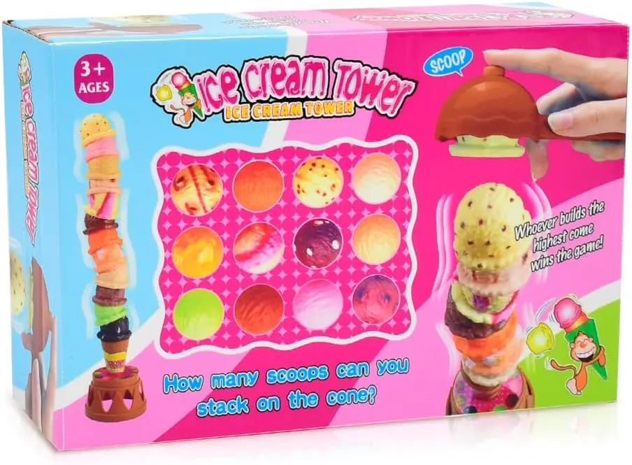 20Pieces Ice Cream Play Set with Two Scoops for Toddlers 3-5,  Montessori Pretend Play Toys, Preschool Learning Activities,gift