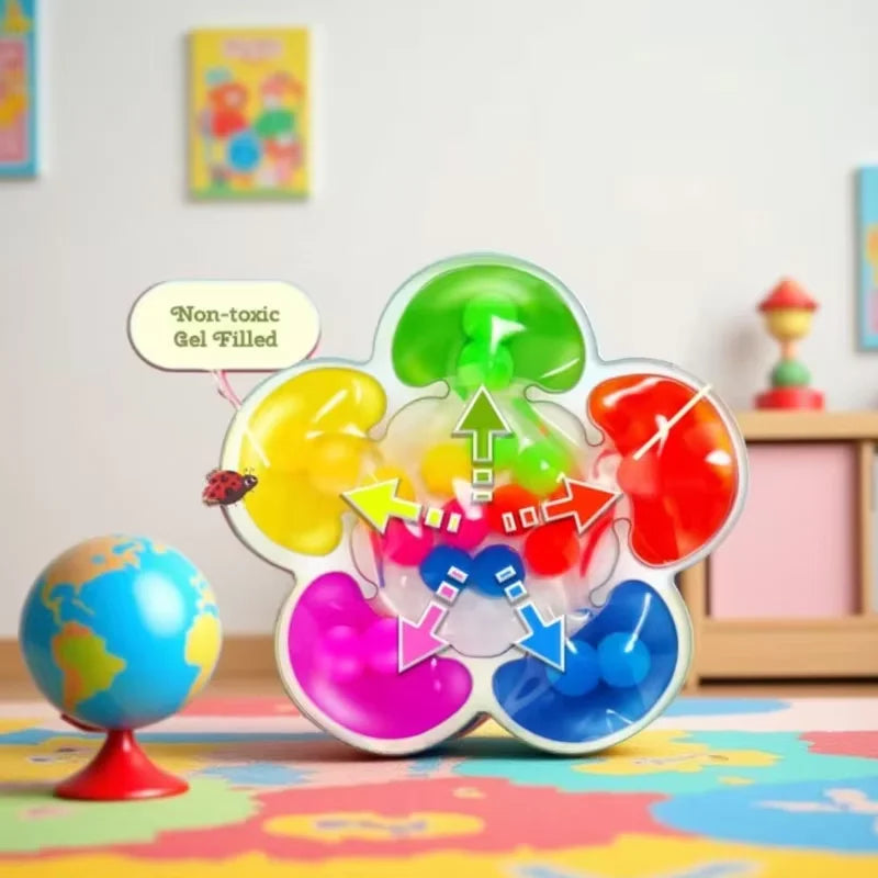 Five Color Sorting Sensory Toy  Sorting Sensory Matching Toys Educational Decompression Toys Fine Motor Skills Game Gift Party