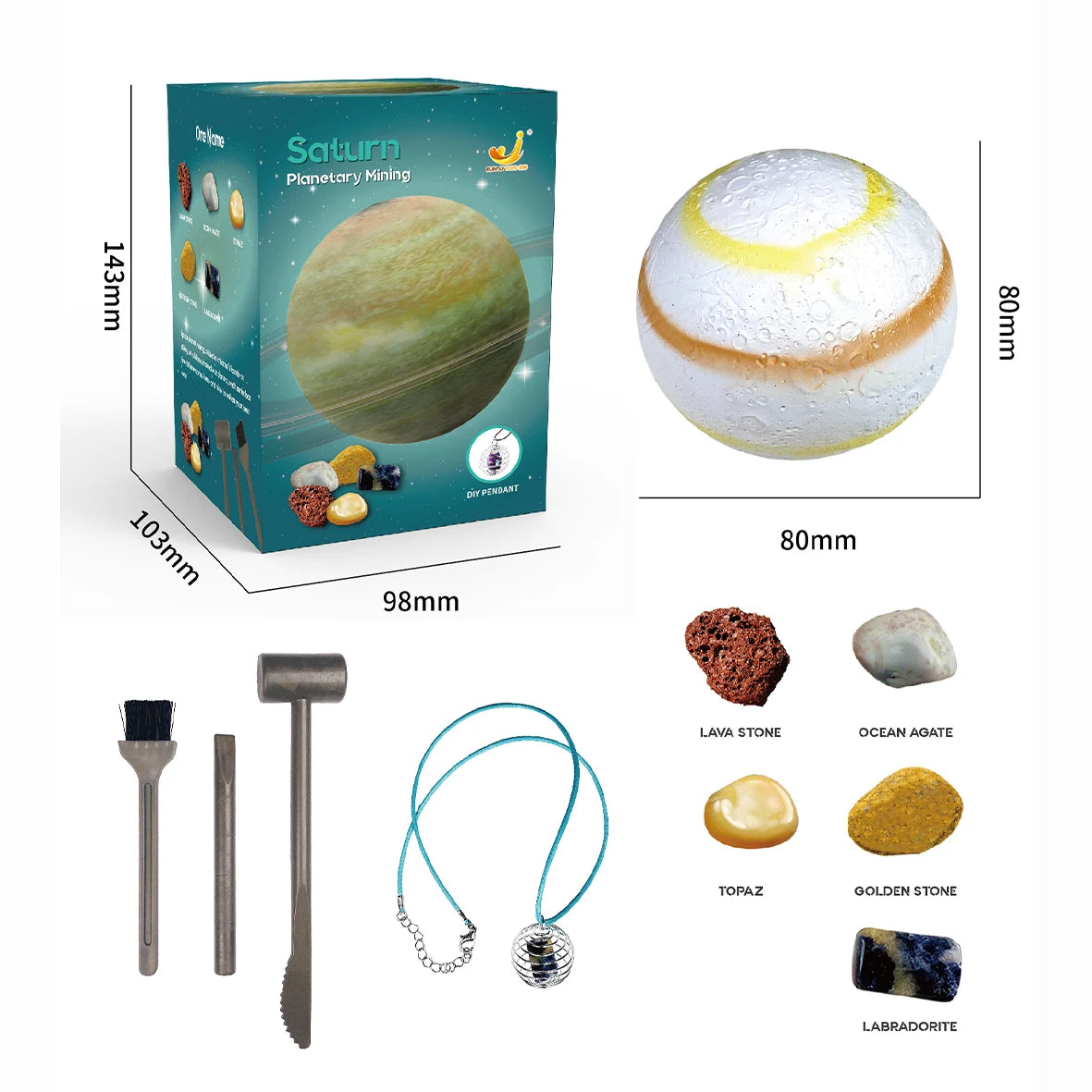 Children's Archaeology Digging Treasure Toys Planet Gem Ore Exploration of The Mining Science Education Toys Child Birthday gift