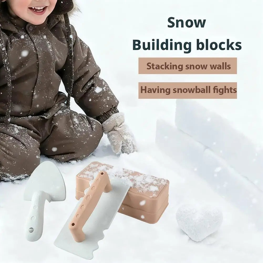 Beach Toys Shovel Sandbox Castle Building Sand Brick Walls Molds Tools Winter Outdoor Snow Play Games Sands Toys for Kids