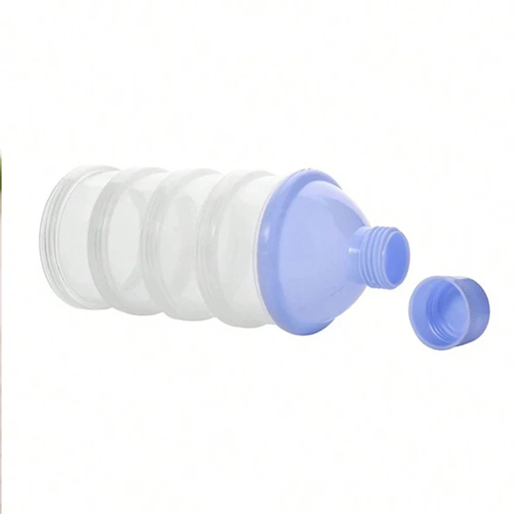 4/5 Grid Portable Milk powder box container Toddle Baby Snacks Food Storage Box Formula Dispenser Milk Powder Bottles