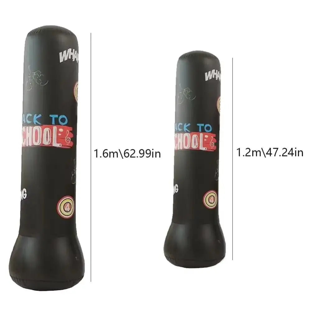 Inflatable Boxing Sandbag Thickened Promote Development Children Punching Bag PVC Leak-proof Fitness Sand Bag Home