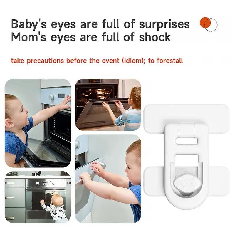 Kids Children Lock Refrigerator Door Latch Freezer Locks Oven Baby Proofing Refrigerator Door Locks Oven Child Safety Lock