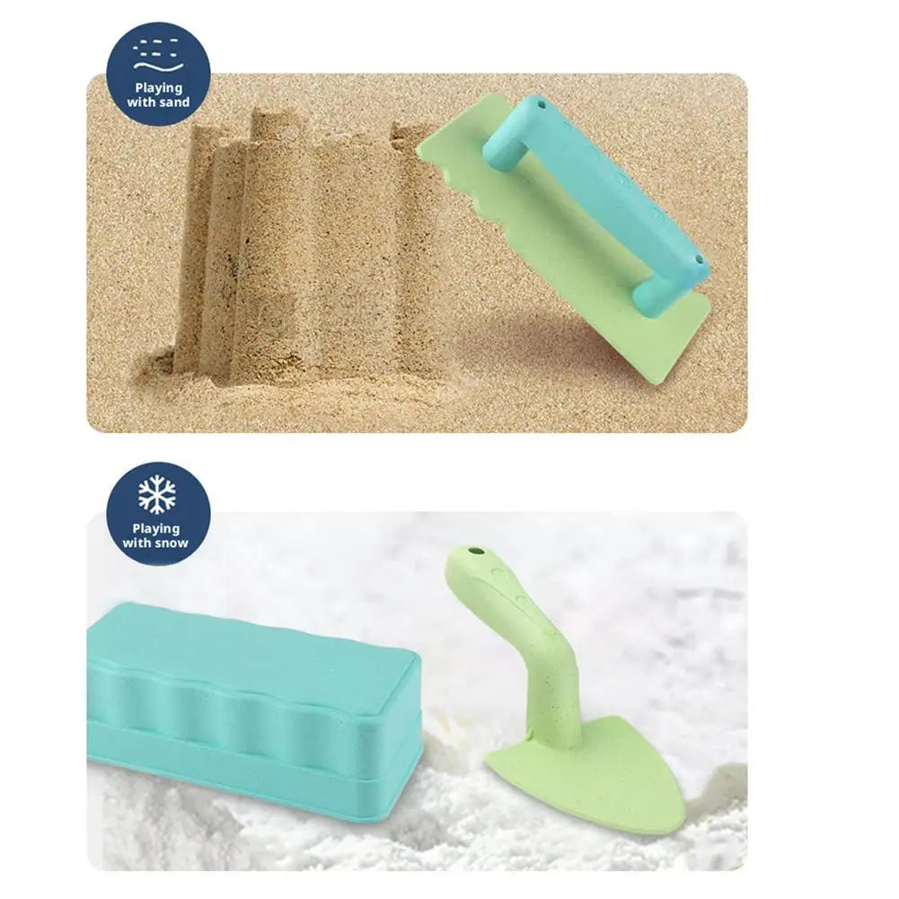 Beach Toys Shovel Sandbox Castle Building Sand Brick Walls Molds Tools Winter Outdoor Snow Play Games Sands Toys for Kids