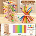 Colorful Stick-Pulling Game - Children's Fine Motor Skills and Parent-Child Interactive Educational Toy